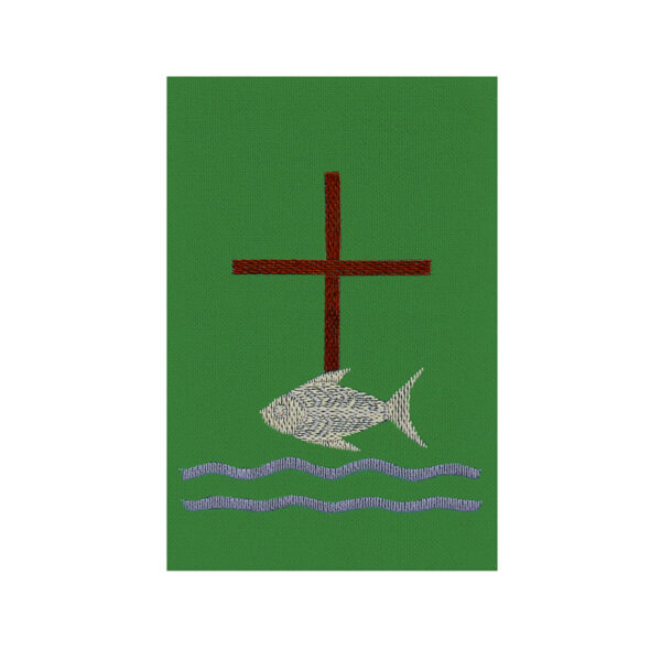 Parament Kreuz und Fisch